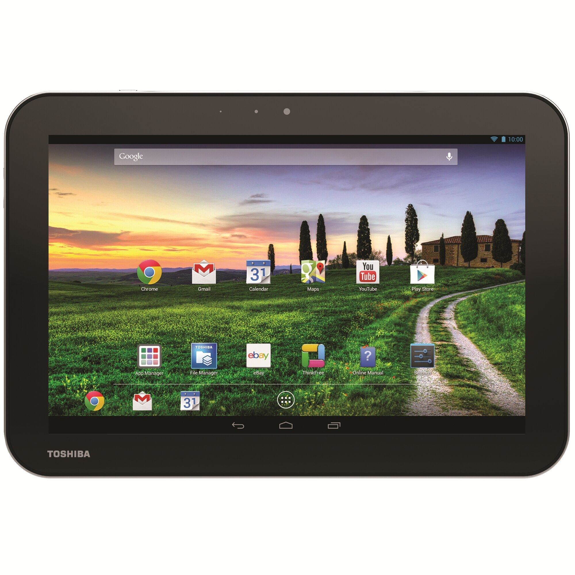 Tableta Toshiba Excite Pure AT10-A-104 cu procesor nVidia Tegra Quad Core T30L 1.3 GHz, 10.1", 1GB DDR 3, 16GB, Wi-Fi, GPS, Android 4.2 Jelly Bean, Smart Silver